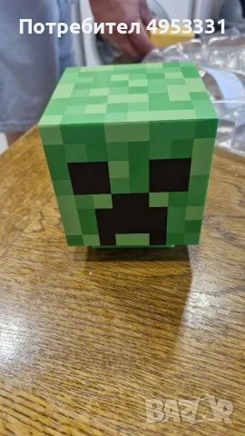 Чисто нова лампа Minecraft Creeper Icon Light със звук, снимка 3 - Детски нощни лампи - 56136636