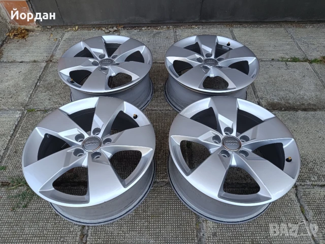 ОРИГИНАЛНИ джанти 17 ' 5x112 57,1 АУДИ TT A3 A4 / VW GOLF TOURAN SKODA, снимка 2 - Гуми и джанти - 51194143