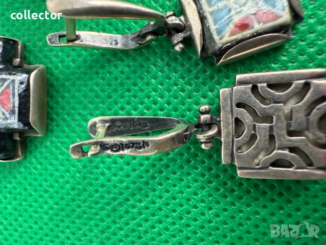 Дизайнерски сребърен комплект - Nikolas. №7592, снимка 4 - Бижутерийни комплекти - 52318525