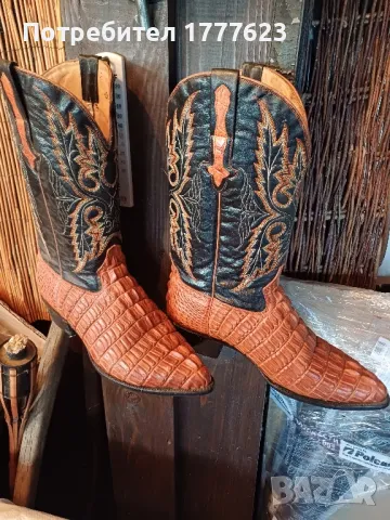 крокодилски ботуши, снимка 2 - Мъжки ботуши - 48877046