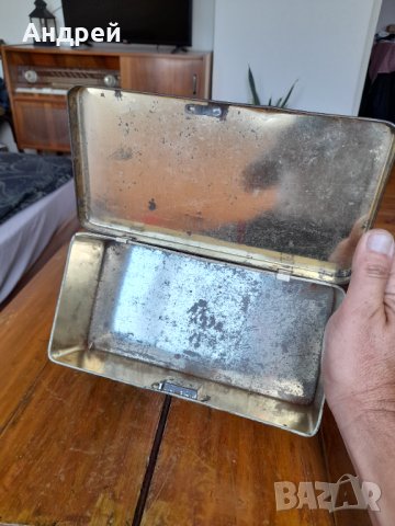 Стара метална кутия #11, снимка 5 - Други ценни предмети - 37470434