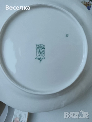 5 бр чинии за десерт Бавария, декорация с плодове , снимка 5 - Чинии - 52424457