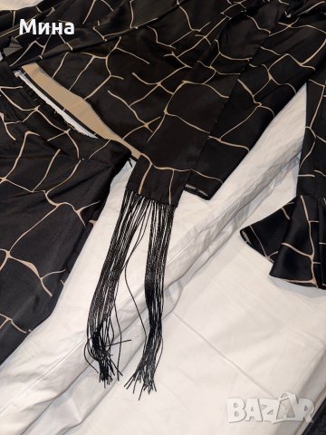 Дамски сатенен сет, снимка 4 - Тениски - 42848620