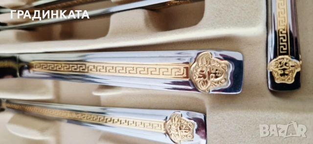 Комплект прибори за хранене Versace Limited Edition - 72 части, снимка 11 - Прибори за хранене, готвене и сервиране - 50832459