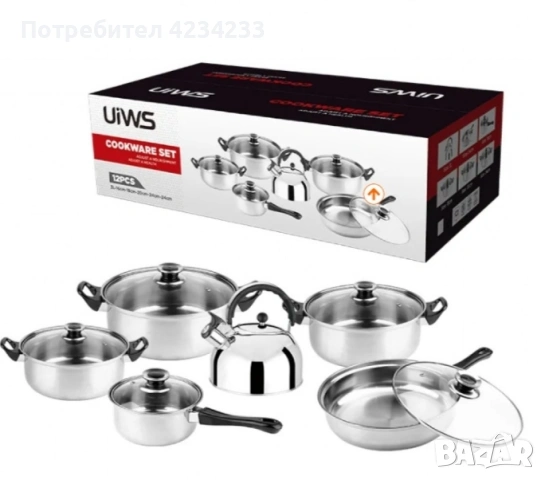 Комплект от 12 части , снимка 2 - Съдове за готвене - 53253140