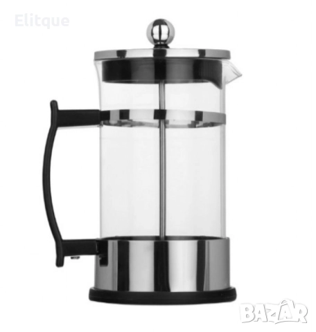 Френска стъклена преса за кафе и чай, снимка 3 - Други - 52901411