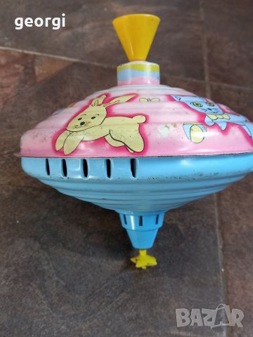 Ламаринена играчка пумпал   18/1, снимка 6 - Антикварни и старинни предмети - 35294526