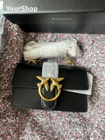 Чанта Pinko micro в черен цвят