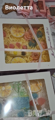 Ръчно изработени подаръчни кутии със сапуни ✨