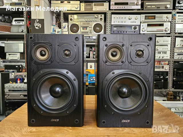 Тонколони JVC SX-E3BKEH – Аудиофилски 3-лентови колони от Златната ера, Made in Belgium