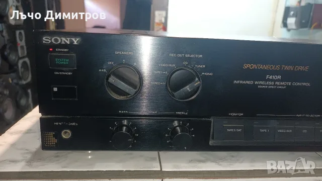 SONY TA- F 410R, снимка 4 - Ресийвъри, усилватели, смесителни пултове - 55898733