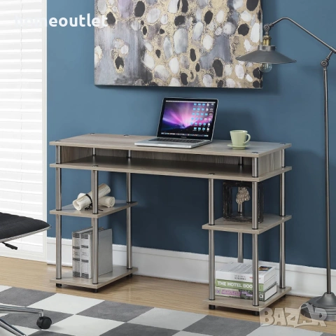 ПРОМОЦИЯ Компютърно / офис бюро с място за съхранение JSLP-MLS12040-O, снимка 4 - Бюра - 53085268