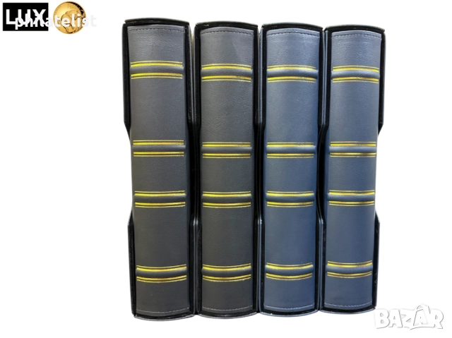 Папка с касета LUX , еко-кожа – GRANDE стандарт А4 , син цвят, снимка 9 - Филателия - 52337429