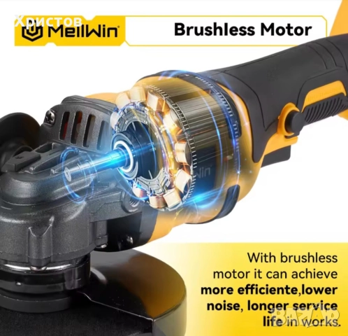 Акумулаторен ъглошлайф , снимка 2 - Ъглошлайфи - 52889748