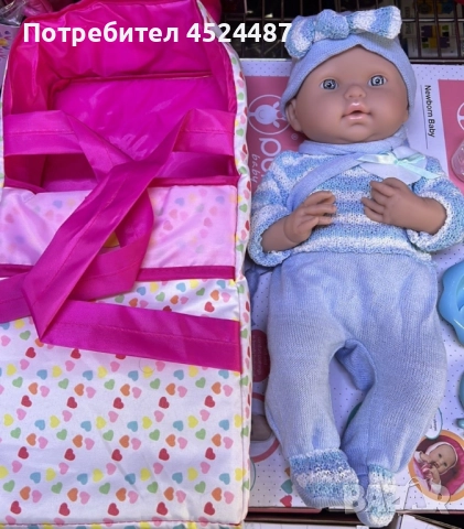 Кукла бебе с пълен комплект , снимка 6 - Кукли - 52580187