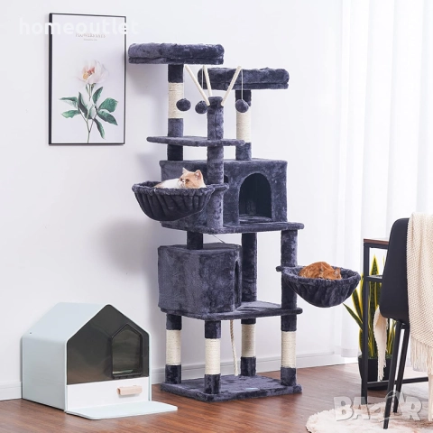 ПРОМОЦИЯ Многофункционално котешко дърво HEY BROTHER MPJ027G, снимка 3 - За котки - 52721015