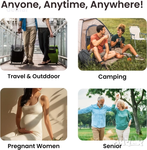 Преносимо електрическо биде VOVO Go – 2 степени – 140 мл, бяло, снимка 3 - Други стоки за дома - 51457132