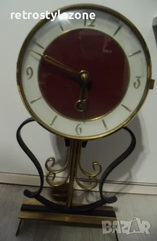 № 7818 стар настолен часовник  - Orfac, снимка 2 - Антикварни и старинни предмети - 48562990