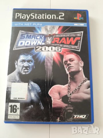 PS2 Smackdown Vs. Raw 2006 10лв.PS2 Игра за Ps2 Playstation 2 , снимка 1 - Игри за PlayStation - 48889275