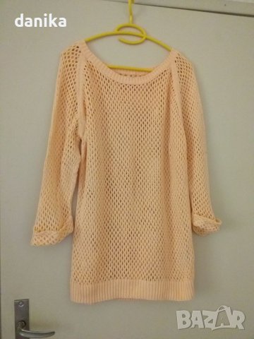 Красив блузон / блуза на дупки S / M, снимка 4 - Блузи с дълъг ръкав и пуловери - 37469161