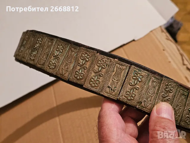 автентичен колан за носия, снимка 2 - Антикварни и старинни предмети - 55837130