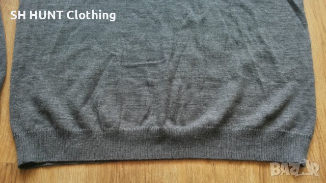 SELECTED Shine Zip Neck EXP 100% Merino Wool размер XL за лов риболов блуза 100% Мерино Вълна - 532, снимка 8 - Блузи - 42785117