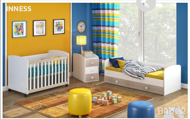 Кошара 6 в 1. 300 лв.с матрак. Има и матрак за юношеският вариант на леглото, снимка 3 - Кошарки - 42049472