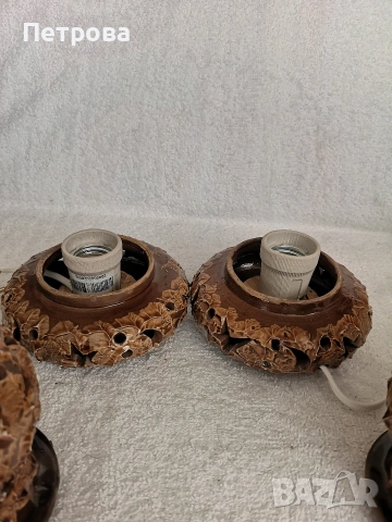 Нощни лампи, електрически. от Белгия. , снимка 3 - Настолни лампи - 53971161