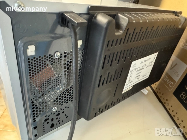 Микровълнова фурна Severin MW 9722,Грил и Конвекция, 800W-1350W, 20 L, Инокс, снимка 4 - Микровълнови - 53232815