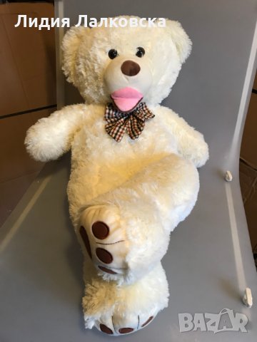 Голям 90 см. плюшен мечок Miś Gustaw Amigo, снимка 2 - Плюшени играчки - 29462032