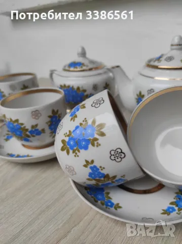 Руски порцеланов сервиз , снимка 2 - Сервизи - 50055728