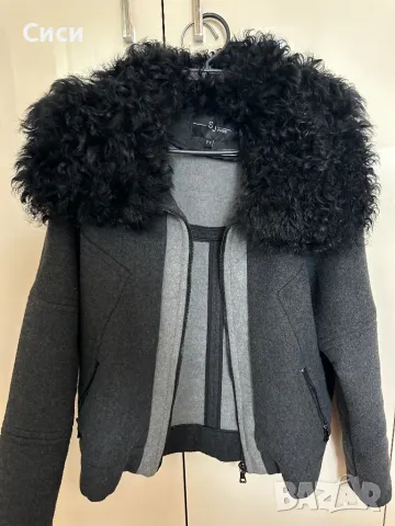 Яке с подвижна яка от вълна