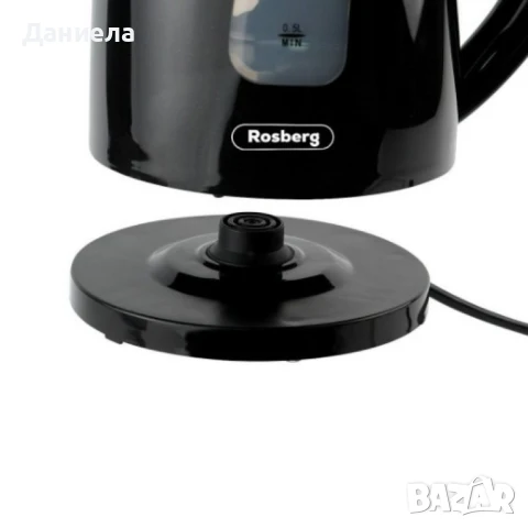 Електрическа кана Rosberg, 2200W, 1.7л., 2 ГОДИНИ ГАРАНЦИЯ, снимка 4 - Други стоки за дома - 50561061