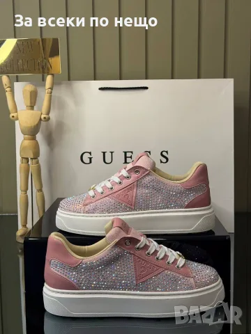Guess Дамски Маратонки С Кристали👟Дамски Спортни Обувки С Камъни Гес - Различни Цветове Код SEM-10, снимка 8 - Маратонки - 55710304