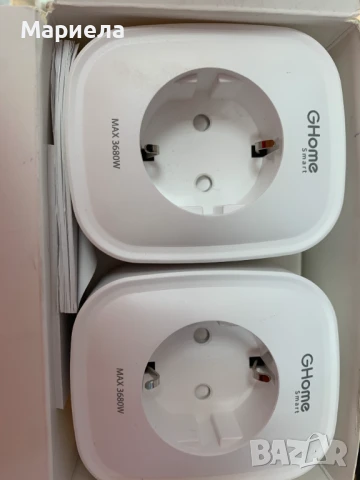 GHome Smart WiFi контакт 16A / Комплект от 2 бр., снимка 3 - Други стоки за дома - 51430468