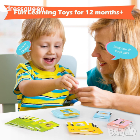 4104 Играчка за изучаване на английски език - аудио четец с картинки, снимка 3 - Образователни игри - 44613057