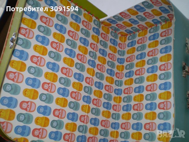 Старо картонено куфарче с матьрошки, снимка 6 - Други ценни предмети - 42199850