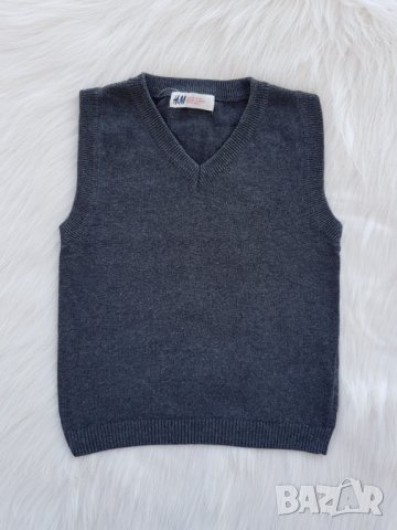 Пуловер без ръкав H&M 4-5 години, снимка 1 - Детски пуловери и жилетки - 38663397