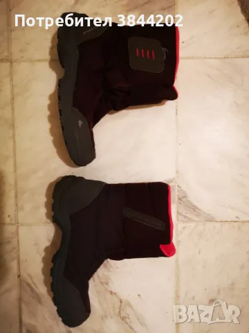 непромокаеми ботуши за преходи в сняг sh100, с велкро, № 37