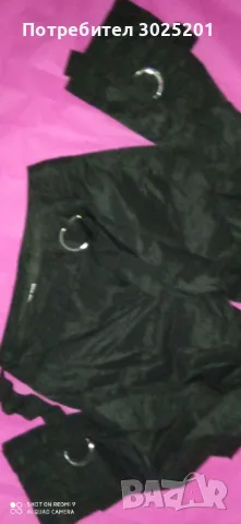 НОВ!!! Спортно- елегантен  Дамски Панталон 7/ 8  с ленти  С М  , снимка 14 - Панталони - 50441710