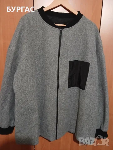 НОВО 4 xl МОДЕРНО ЕСЕННО ЯКЕ В СИВ ЦВЯТ С КРАСИВ ДИЗАЙН, снимка 2 - Якета - 56054310