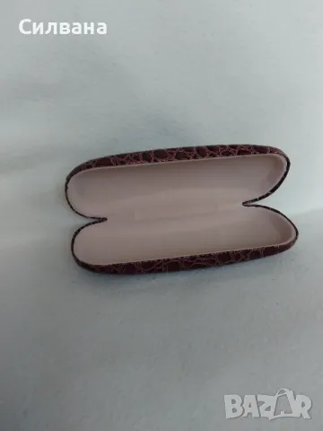 кафява калъфка за очила, снимка 4 - Портфейли, портмонета - 49976656