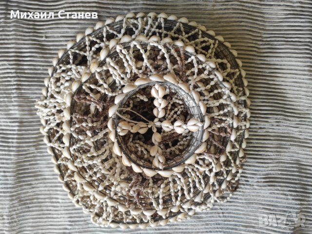 Полилей от черупки на морски ракообразни, снимка 8 - Декорация за дома - 38383453