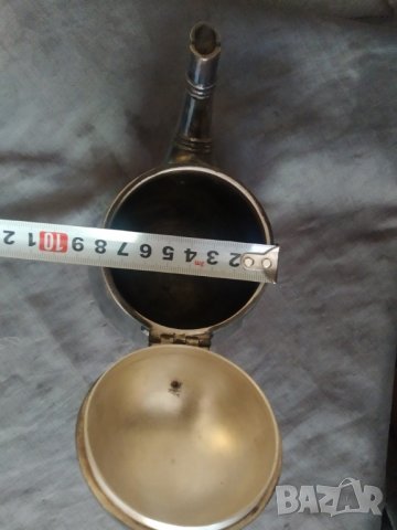 стара посребрена кана арт деко, снимка 4 - Антикварни и старинни предмети - 33982460