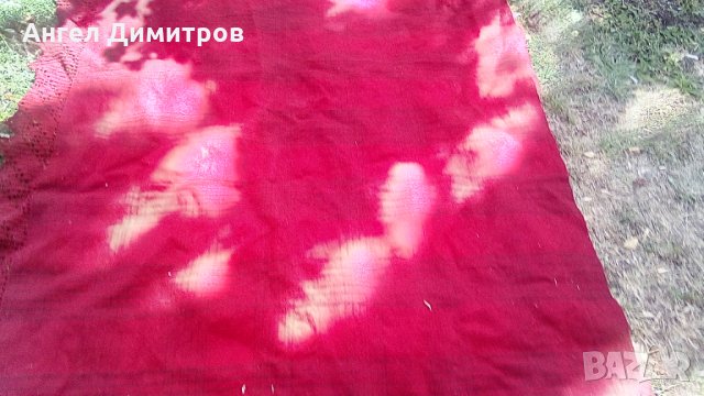 Стар вълнен килим, снимка 8 - Антикварни и старинни предмети - 34243864