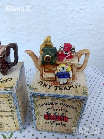 Колекционерски чайници орнаменти Paul Cardew, снимка 2 - Колекции - 52798470