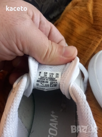 Кецове от естествена кожа PUMA размер-39, снимка 6 - Маратонки - 52030247
