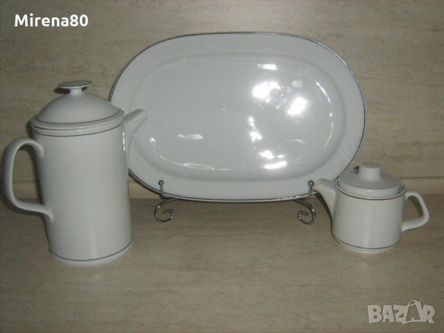 Баварски порцелан - плато и 2 кани !