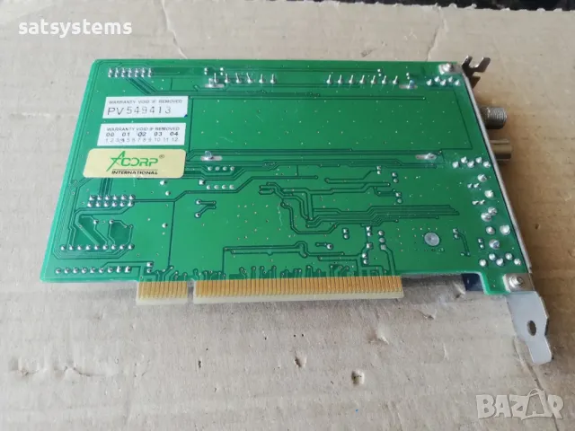 PCI TV/FM Tuner Card Acorp Conexant Fusion 878A, снимка 8 - Други - 47899419