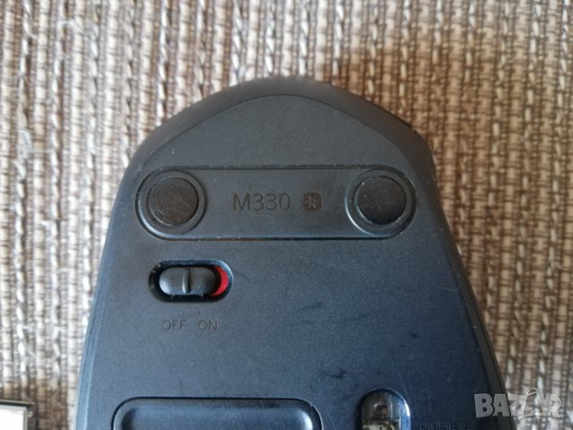 Logitech M330 silent plus тиха мишка безжична, снимка 3 - Клавиатури и мишки - 39055097